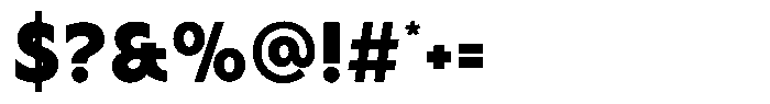 Malega Display Black Font OTHER CHARS