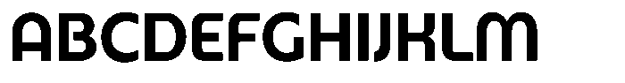 Malega Display Bold Font UPPERCASE