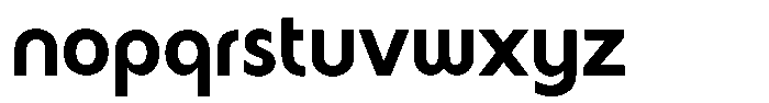 Malega Display Bold Font LOWERCASE
