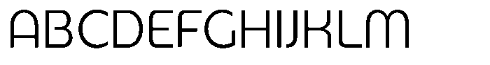 Malega Display Light Font UPPERCASE