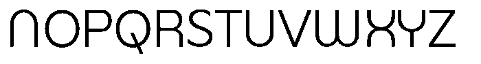 Malega Display Light Font UPPERCASE