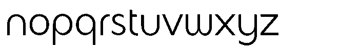 Malega Display Light Font LOWERCASE