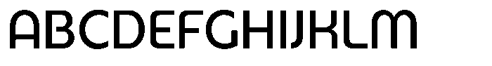 Malega Display Medium Font UPPERCASE