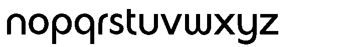 Malega Display Medium Font LOWERCASE