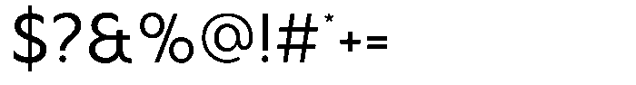 Malega Display Regular Font OTHER CHARS