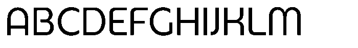 Malega Display Regular Font UPPERCASE