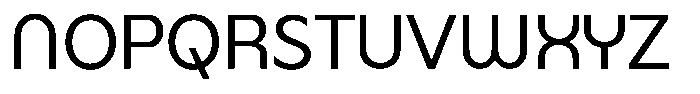 Malega Display Regular Font UPPERCASE