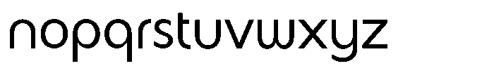 Malega Display Regular Font LOWERCASE