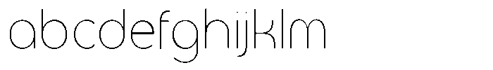 Malega Display Thin FONT