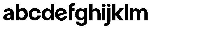 Malega Geometric Bold FONT