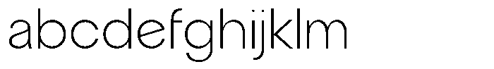 Malega Geometric Extra Light FONT