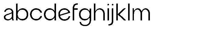 Malega Geometric Light FONT
