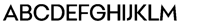 Malega Geometric Medium Font UPPERCASE