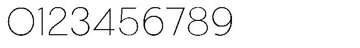 Malega Geometric Thin Font OTHER CHARS