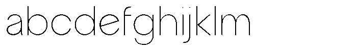 Malega Geometric Thin FONT