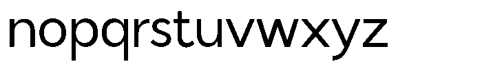 Malega Regular Font LOWERCASE