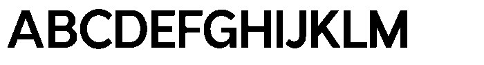 Malega Semi Bold Font UPPERCASE
