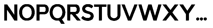 Malega Semi Bold Font UPPERCASE