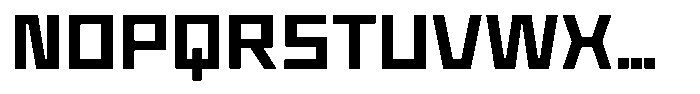 Malega Sport Bold Font UPPERCASE