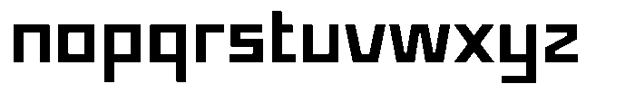 Malega Sport Bold Font LOWERCASE