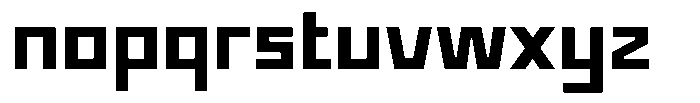Malega Sport Extra Bold Font LOWERCASE