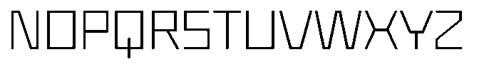 Malega Sport Extra Light Font UPPERCASE