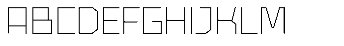 Malega Sport Thin Font UPPERCASE