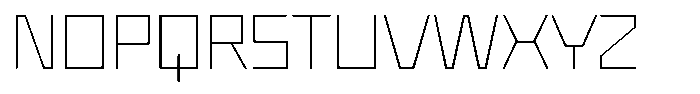 Malega Sport Thin Font UPPERCASE