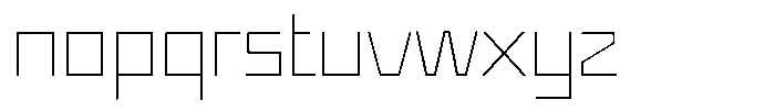 Malega Sport Thin Font LOWERCASE