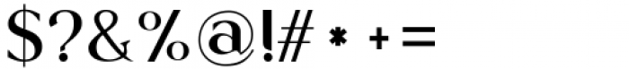 Malegis Serif Regular Font OTHER CHARS