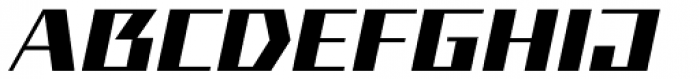 Maler Oblique Font UPPERCASE