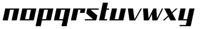 Maler Oblique Font LOWERCASE