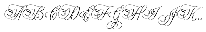 Maleryan Font UPPERCASE
