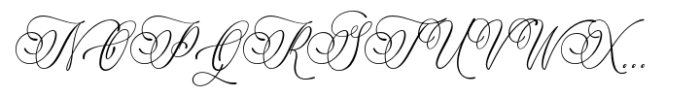 Maleryan Font UPPERCASE