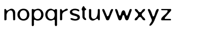 Malevice Inkbleed Medium Font LOWERCASE