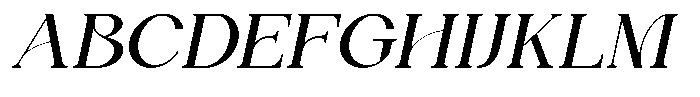 Malgiva Italic Font UPPERCASE