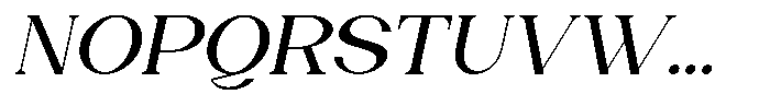 Malgiva Italic Font UPPERCASE