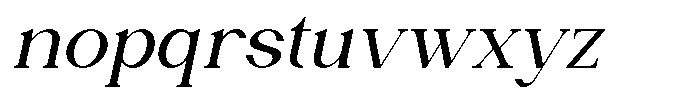 Malgiva Italic Font LOWERCASE