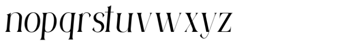 Malgods Oblique Font LOWERCASE
