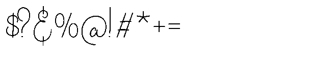 Malgosha Font OTHER CHARS