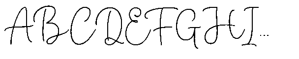 Malgosha Font UPPERCASE