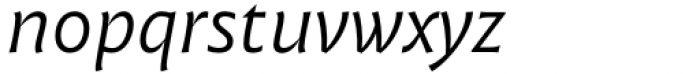 Malik Book Italic Font LOWERCASE