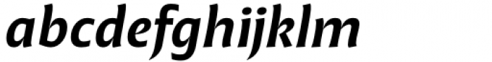Malik Medium Italic Font LOWERCASE