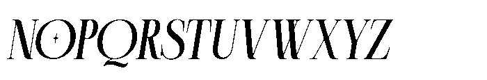 Malika Rosse Italic Font UPPERCASE