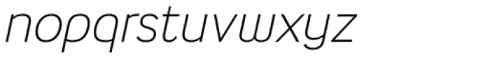 Malina Light Italic Font LOWERCASE