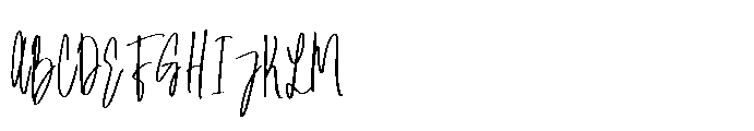 Malinteso Signature Font UPPERCASE