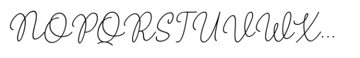 Malira Italic Font UPPERCASE