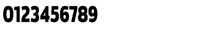 Malisan Black Condensed Font OTHER CHARS