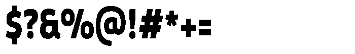 Malisan Black Condensed Font OTHER CHARS