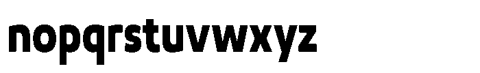 Malisan Black Condensed Font LOWERCASE